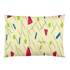 Background  With Lines Triangles Pillow Case