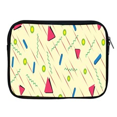 Background  With Lines Triangles Apple Ipad 2/3/4 Zipper Cases by Mariart