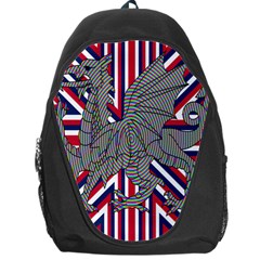 Alternatively Mega British America Dragon Illustration Backpack Bag by Mariart