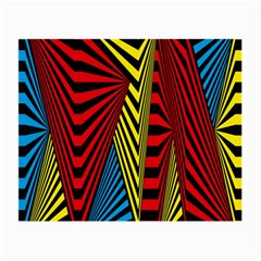 Door Pattern Line Abstract Illustration Waves Wave Chevron Red Blue Yellow Black Small Glasses Cloth by Mariart