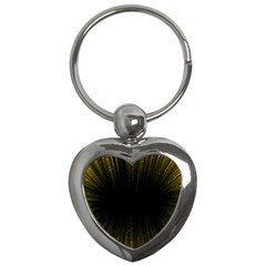Colorful Light Ray Border Animation Loop Yellow Key Chains (heart)  by Mariart