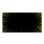 Colorful Light Ray Border Animation Loop Yellow Satin Wrap