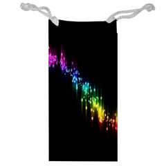 Illustration Light Space Rainbow Jewelry Bag by Mariart
