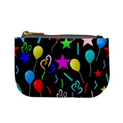 Party Pattern Star Balloon Candle Happy Mini Coin Purses by Mariart