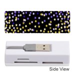 Space Star Light Gold Blue Beauty Memory Card Reader (Stick)  Front