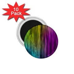 Rainbow Bubble Curtains Motion Background Space 1 75  Magnets (10 Pack) 