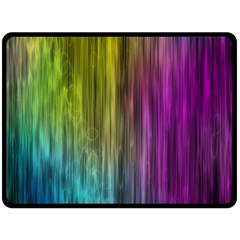 Rainbow Bubble Curtains Motion Background Space Fleece Blanket (large) 