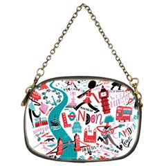 London Illustration City Chain Purses (one Side)  by Mariart