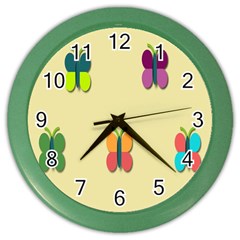 Spring Butterfly Wallpapers Beauty Cute Funny Color Wall Clocks
