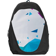 Triangle Chevron Colorfull Backpack Bag by Mariart