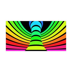 Twisted Motion Rainbow Colors Line Wave Chevron Waves Yoga Headband