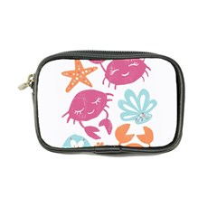 Animals Sea Flower Tropical Crab Coin Purse by Mariart