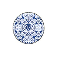 Birds Fish Flowers Floral Star Blue White Sexy Animals Beauty Hat Clip Ball Marker (4 Pack) by Mariart