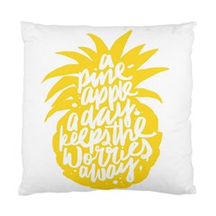 Cute Pineapple Yellow Fruite Standard Cushion Case (two Sides)