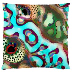 Multiscale Turing Pattern Recursive Coupled Stone Rainbow Large Flano Cushion Case (one Side) by Mariart