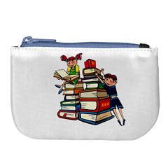 Back To School Large Coin Purse by Valentinaart