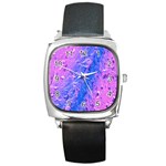 The Luxol Fast Blue Myelin Stain Square Metal Watch