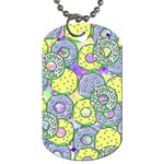 Donuts pattern Dog Tag (One Side)