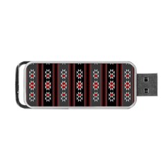Folklore Pattern Portable Usb Flash (two Sides) by ValentinaDesign