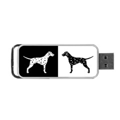 Dalmatian Dog Portable Usb Flash (one Side) by Valentinaart