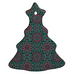 Oriental Pattern Christmas Tree Ornament (two Sides)