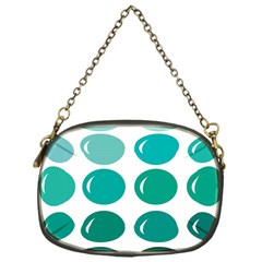 Bubbel Balloon Shades Teal Chain Purses (one Side) 