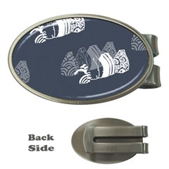 Japan Food Sashimi Money Clips (oval)  by Mariart
