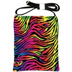 Rainbow Zebra Shoulder Sling Bags