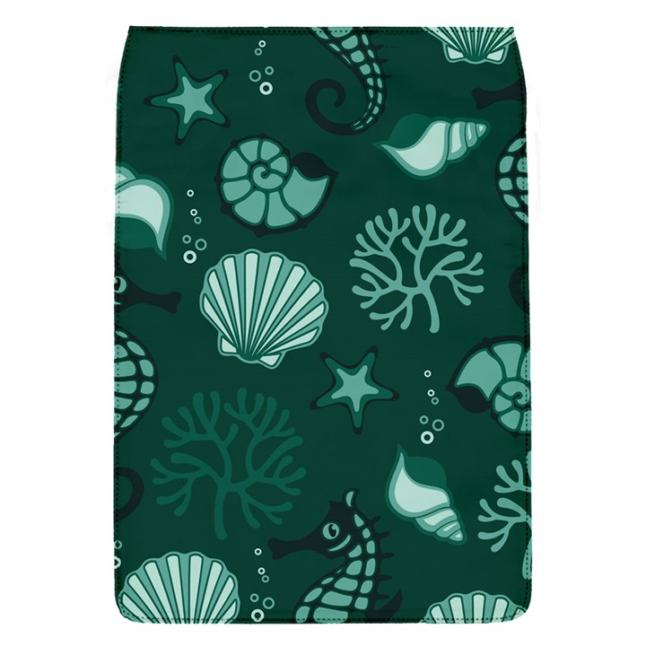 Vector Seamless Pattern With Sea Fauna Seaworld Flap Covers (S) 