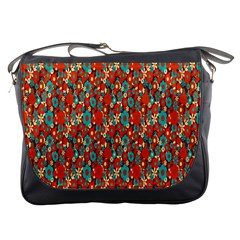 Surface Patterns Bright Flower Floral Sunflower Messenger Bags by Mariart