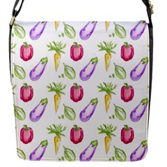 Vegetable Pattern Carrot Flap Messenger Bag (s)