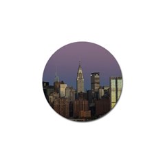 Skyline City Manhattan New York Golf Ball Marker (4 Pack) by BangZart