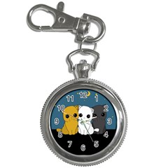 Cute Cats Key Chain Watches by Valentinaart
