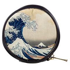 The Classic Japanese Great Wave Off Kanagawa By Hokusai Mini Makeup Bags by PodArtist