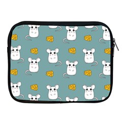 Cute Mouse Pattern Apple Ipad 2/3/4 Zipper Cases by Valentinaart