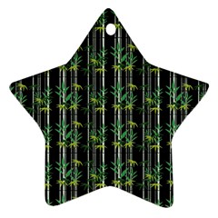 Bamboo Pattern Ornament (star)