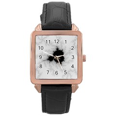Almond Bread Quantity Apple Males Rose Gold Leather Watch  by Nexatart