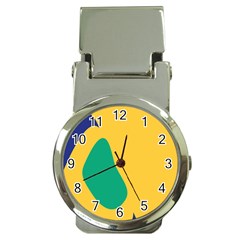 Yellow Green Blue Money Clip Watches