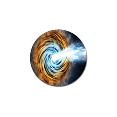 A Blazar Jet In The Middle Galaxy Appear Especially Bright Golf Ball Marker (10 Pack) by Mariart