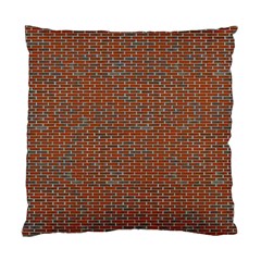 Brick Wall Brown Line Standard Cushion Case (one Side) by Mariart