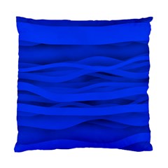 Dark Blue Stripes Seamless Standard Cushion Case (one Side) by Mariart