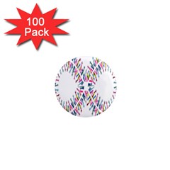 Free Symbol Hands 1  Mini Magnets (100 Pack)  by Mariart