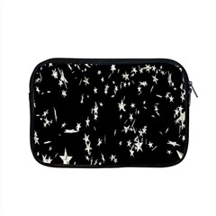 Falling Spinning Silver Stars Space White Black Apple Macbook Pro 15  Zipper Case by Mariart