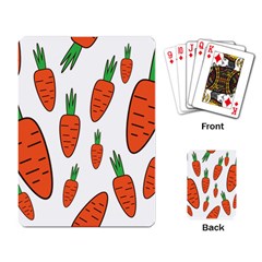 Fruit Vegetable Carrots Playing Card