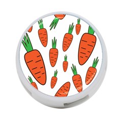 Fruit Vegetable Carrots 4-port Usb Hub (one Side) by Mariart