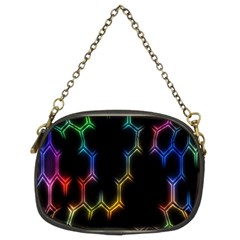 Grid Light Colorful Bright Ultra Chain Purses (two Sides) 