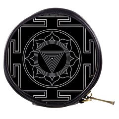 Kali Yantra Inverted Mini Makeup Bags by Mariart