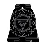 Kali Yantra Inverted Bell Ornament (Two Sides) Back