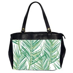 Jungle Fever Green Leaves Office Handbags (2 Sides) 