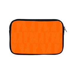 Line Orange Apple Macbook Pro 13  Zipper Case by Mariart